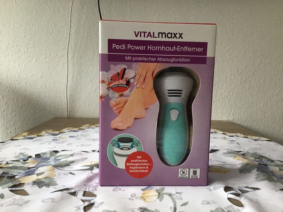 Vitalmaxx Pediküre Power Hornhaut - Entferner Absaugfunktion in Essen