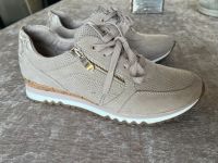 Marco Tozzi Sneaker beige gold neuwertig Gr 39 Nordrhein-Westfalen - Leverkusen Vorschau