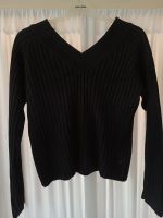 Schöner schwarzer Strickpullover mit V-Ausschnitt Gr 36/38(S/M) Baden-Württemberg - Lörrach Vorschau