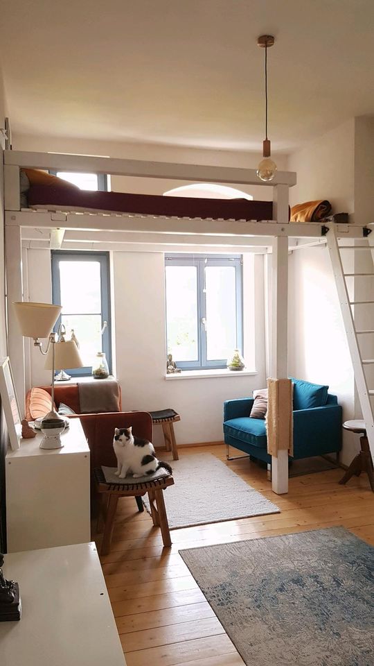 Untermiete 2-Zimmer + Wohnküche, 59,5 m² + kl. Balkon in Pieschen in Dresden