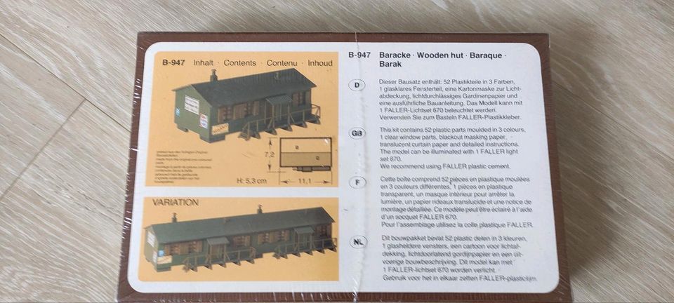 Faller B-947 Baracke in Oelde