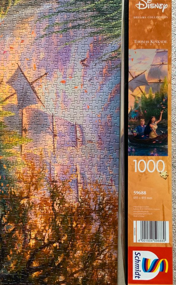 Schmidt Puzzle 1000 Teile vollständig Disney Pocahontas Nr.59688 in Hirschau