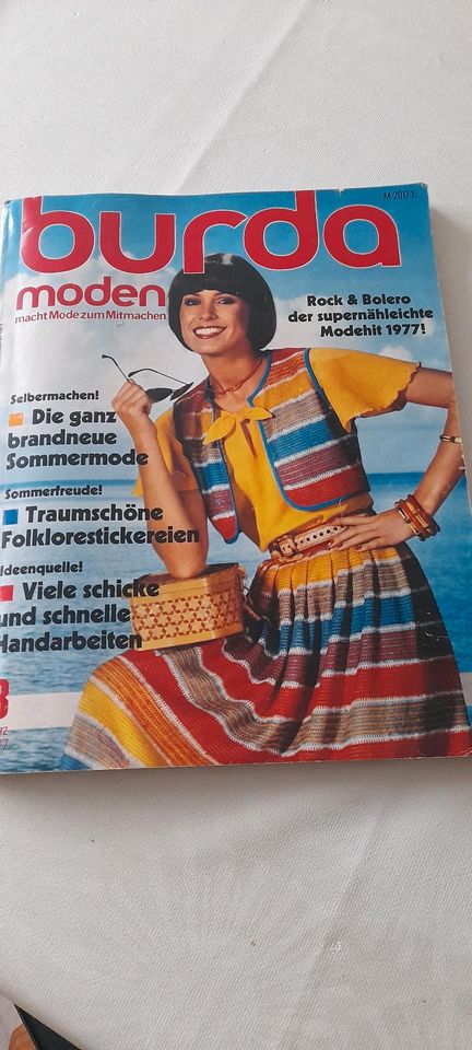 Burda Modeheft von 1977 in Sigmaringendorf