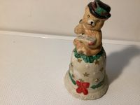 Bär auf als Glocke mit Klöppel Tonfigur weihnachtlich nostalgisch Baden-Württemberg - Leonberg Vorschau