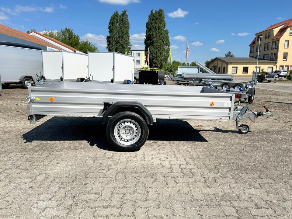 Böckmann Alu Pkw Anhänger 1350 kg 300 x 150 cm gebremst NEU in Lutherstadt Wittenberg