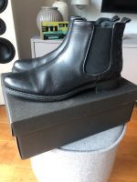 Zign schwarze Stiefel/Stiefeletten Rautenmuster Leder Gr. 41 Hessen - Hanau Vorschau