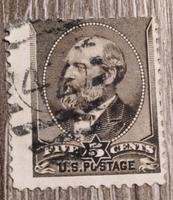 Briefmarke US  1882 James A. Garfield mit Fehler Mecklenburg-Vorpommern - Krackow Vorschau