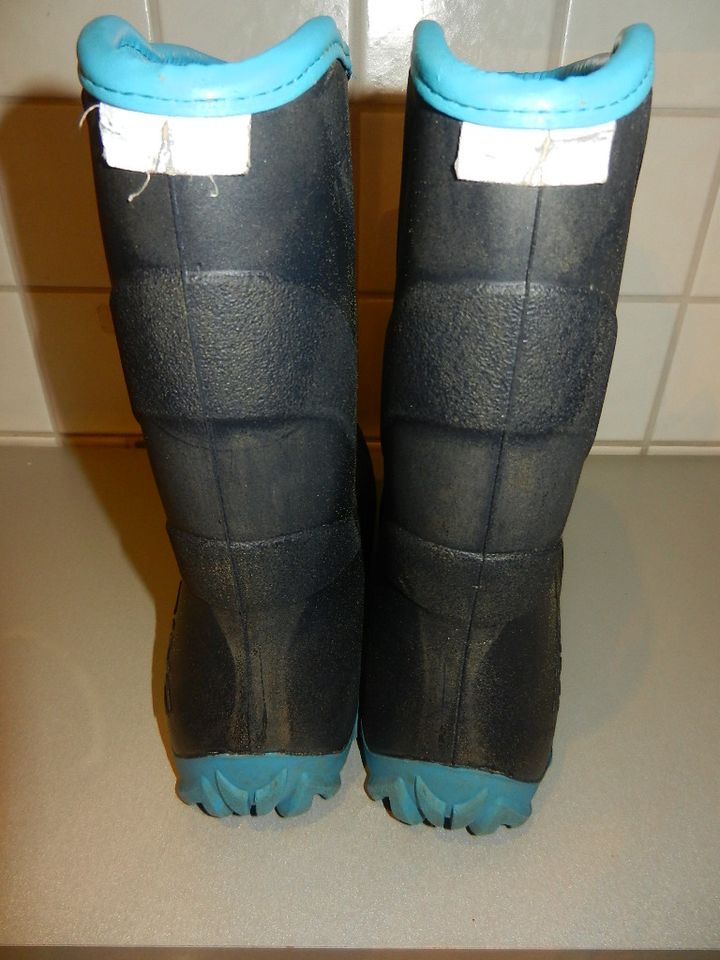 Viking Gr. 33 Gummistiefel gefüttert blau Regenstiefel Stiefel in Chemnitz