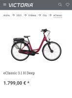 Victoria 3.1 Ebike Cityrad 53 cm RH Top Nordrhein-Westfalen - Viersen Vorschau