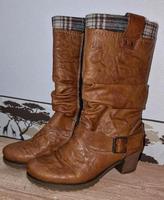 Rieker Stiefel braun Gr.36 gefüttert Hessen - Obertshausen Vorschau