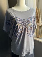 H&M Shirt mit Schmetterling Paillettenshirt Bremen - Oberneuland Vorschau