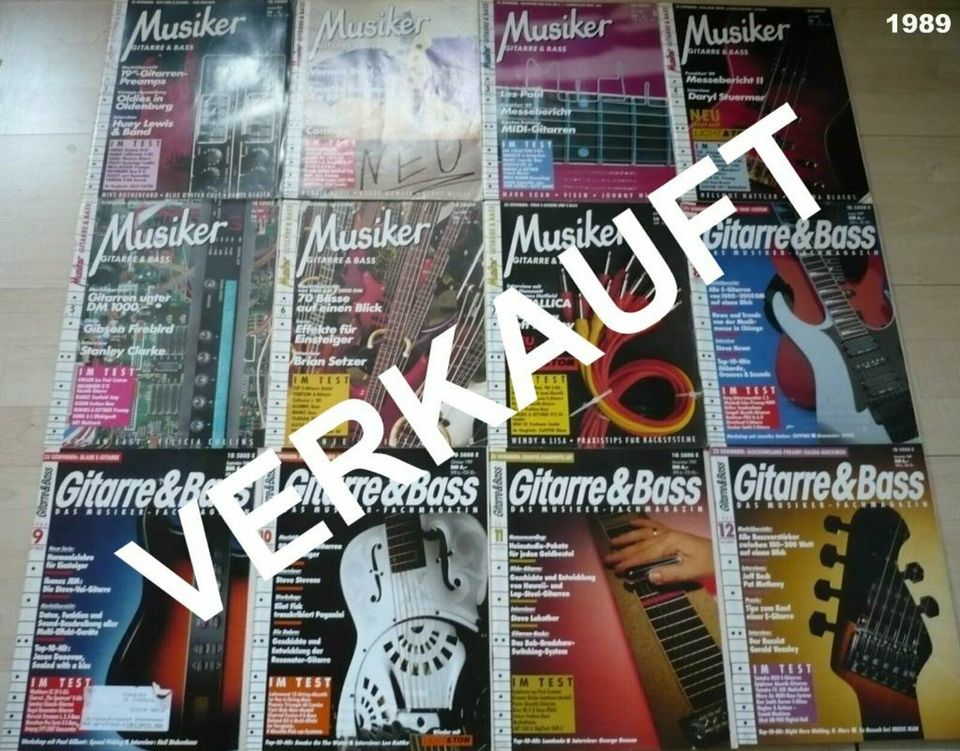 GITARRE & BASS (MUSIKER) Das Musiker Fachmagazin - 1986 bis 2007 in Kulmbach