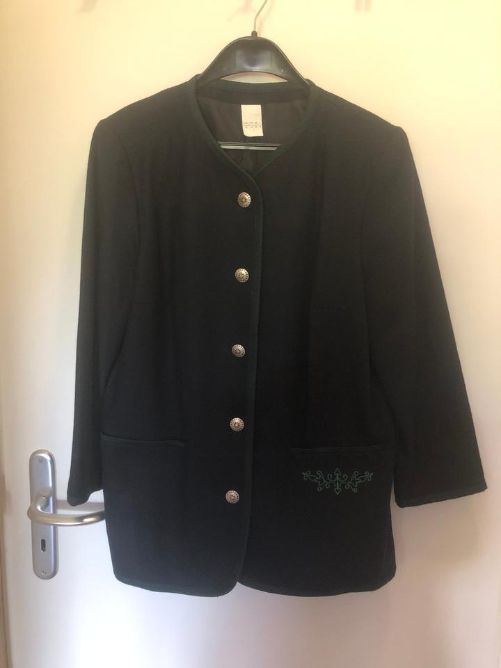 Größe 42: Trachtenjacke Damen / Trachtenjanker blau in Weichs