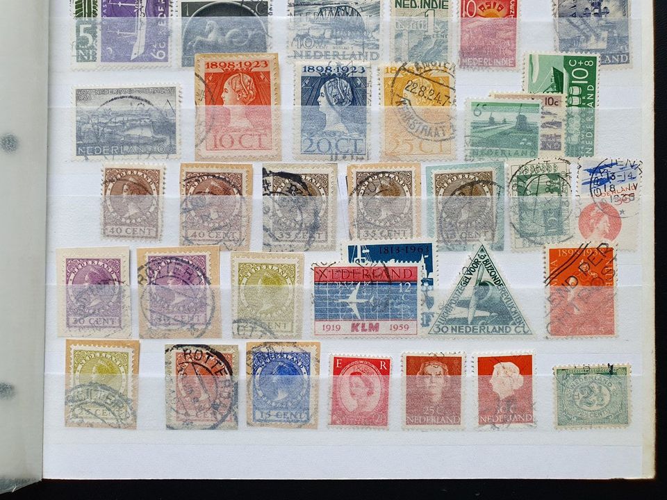 Briefmarken Sammlung Niederlande Nederland in Waldau