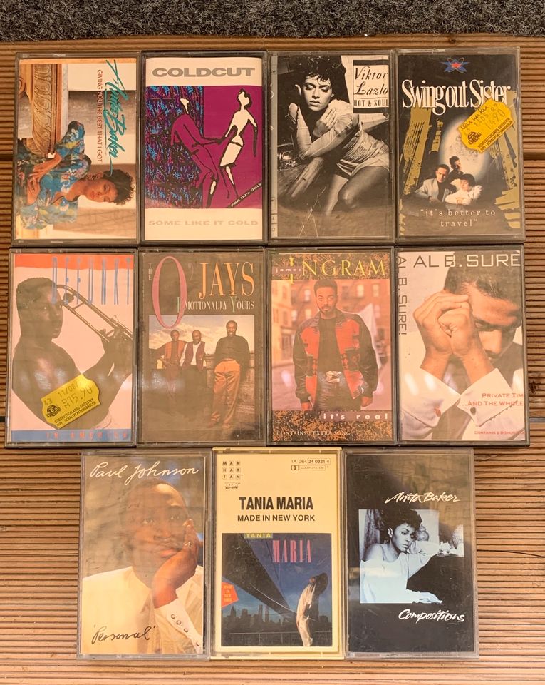 Tape Kassetten Hip Hop Soul Swing 80er 90er Musikkassetten in Stuttgart