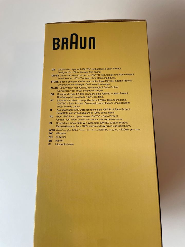Braun - Föhn - Satin Hair 7 HD 730 + Diffusor in Centrum