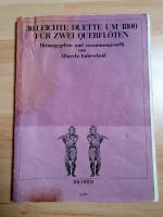 30 Leichte Duette um 1800 für zwei Querflöten herausgegeben Bayern - Dießen Vorschau