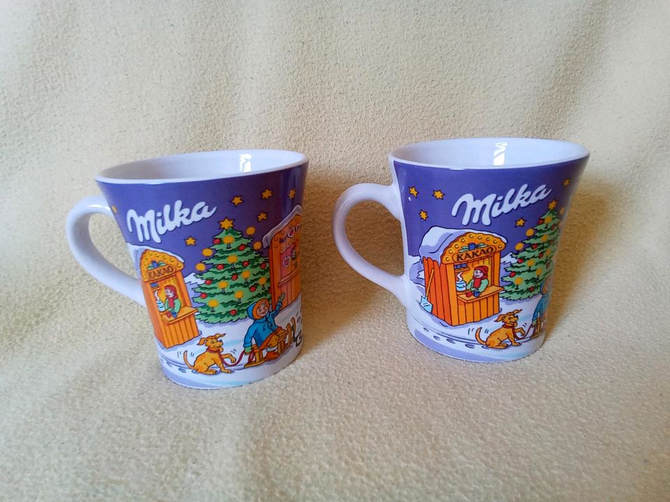 Milka Sammelbecher Becher Tasse Pott Kaffeetasse Ostern Weihnacht in Hannover