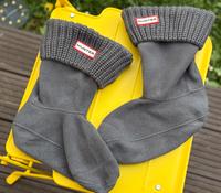 Hunter halbhohe Gummistiefel Socken Cable Boot Sock grey Nordrhein-Westfalen - Wesseling Vorschau