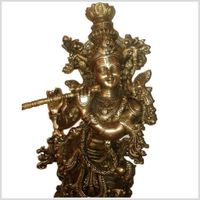 Wundervoller Krishna Messing 76 cm 15,6 kg Shiva Ganesha Hanuman Stuttgart - Zuffenhausen Vorschau