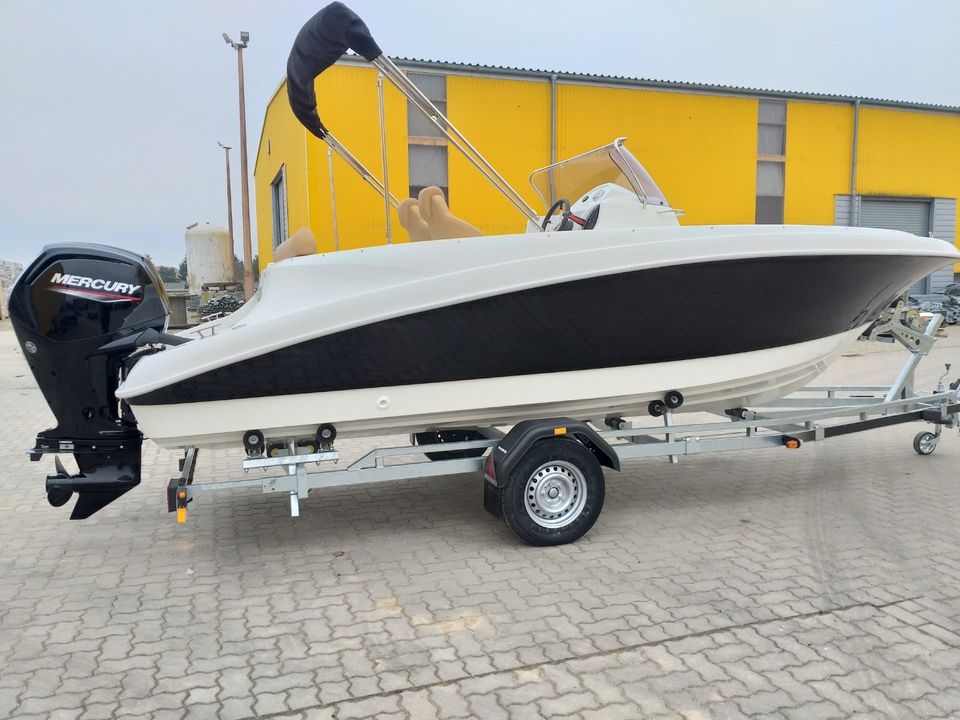 Motorboot Remus 620 SC - mit F80 ELPT u. Trailer Neu in Hohen Wangelin