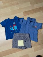 3-tlg. Sommerset bestehend aus 1 Short und 2 Shirts in Größe 80 Niedersachsen - Northeim Vorschau