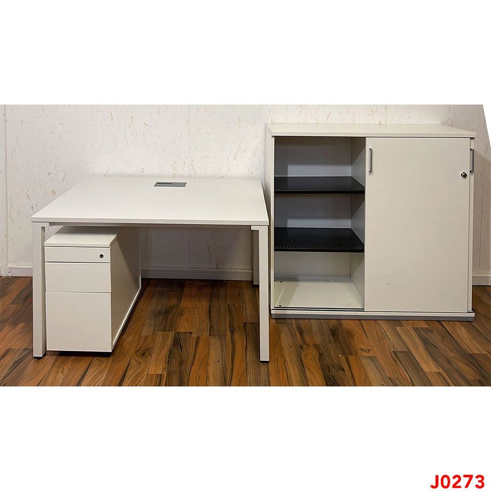 6x Set Steelcase Schreibtisch + Rollcontainer + Highboard Schrank in Berlin