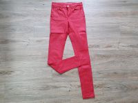 Orsay Lederhose Skinny Jeans Leder-Look Rot - Gr. 34 Niedersachsen - Meppen Vorschau