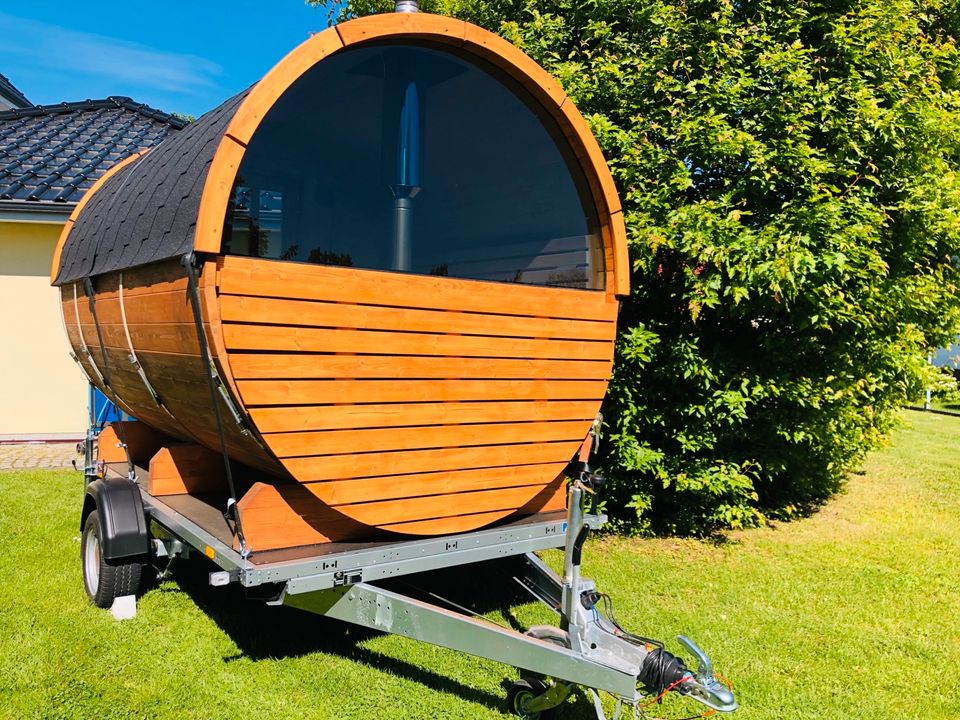 Saunafass Fasssauna mobile Sauna zu vermieten in Fürstenwalde (Spree)