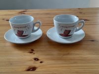 2 Cappuccino-Tassen "strong enough" Hessen - Braunfels Vorschau