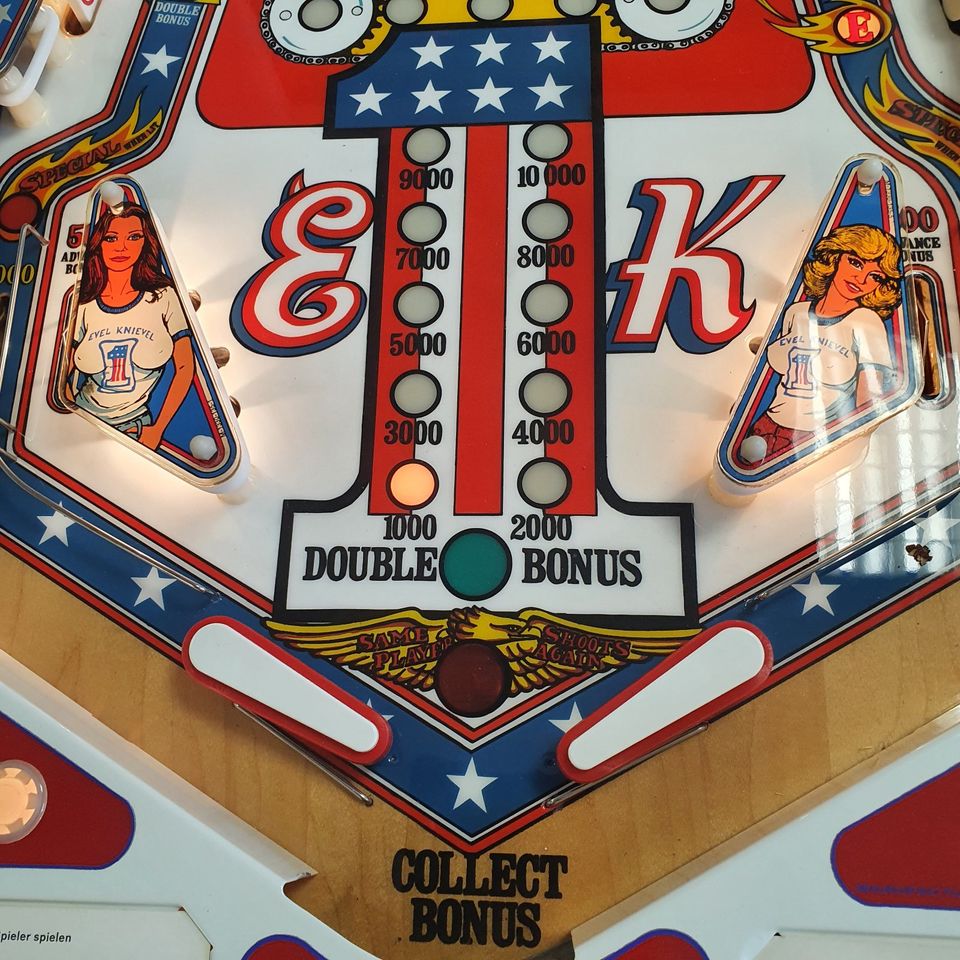 Evel Knievel Flipper/Pinball Automat Bally in Schönaich