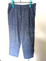 schöne Sommer Hose Culotte mit Leinen Gr. 50 Niedersachsen - Melbeck Vorschau