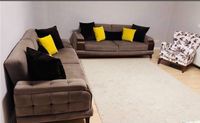 (Wegen Umzug )Sofa set mit schlaffunktion und Ikea StoenseTeppich Nordrhein-Westfalen - Gelsenkirchen Vorschau