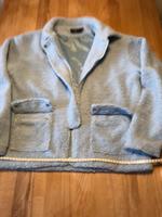 ASOS Teddyfell Bomber Jacke mit Futter hellblau Gr 36/8/S Berlin - Zehlendorf Vorschau