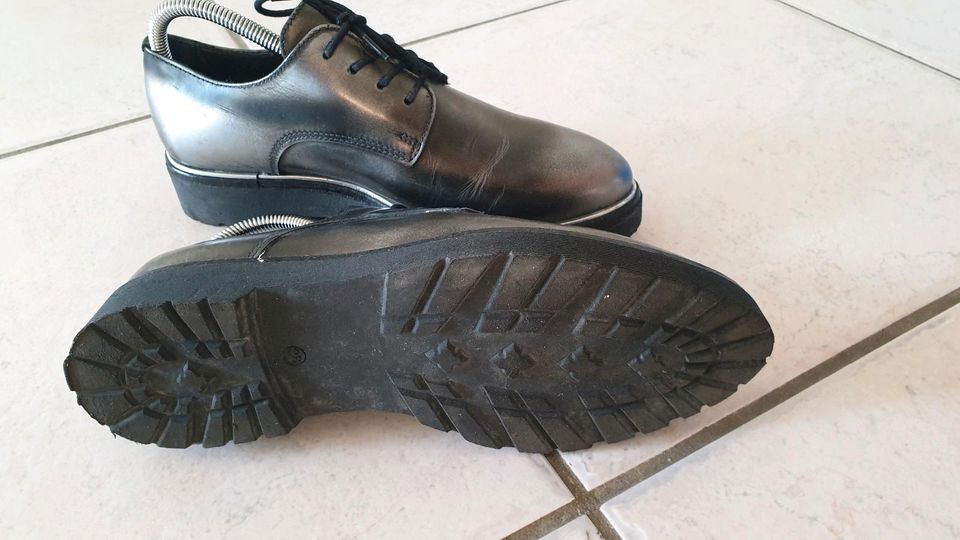 Leder Schnürschuhe Budapester in München