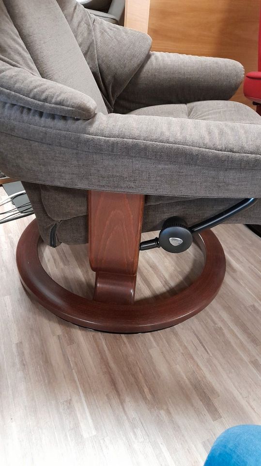 Stressless Sessel inkl. Hocker Reno S Dahlia Brown Classic Brown in Kaiserslautern