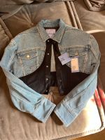 Mugler H&M kurze Jeansjacke mit Taillendetail Wandsbek - Hamburg Eilbek Vorschau