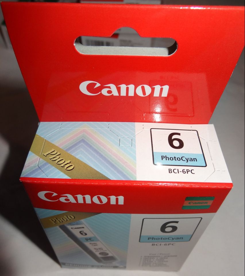 S Canon 6 BCI-6PC Originalpatrone Photo Cyan Tintenpatrone 13 ml in Urbar