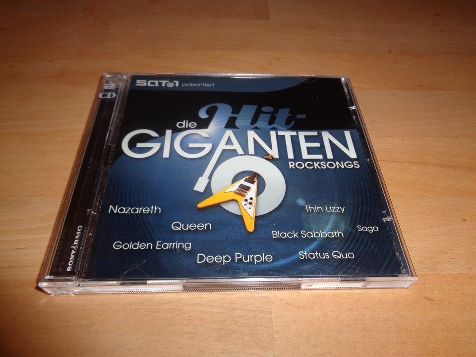 Die Hit Giganten - Rocksongs, Doppel CD, Rock, Pop, CD Album in Hemdingen