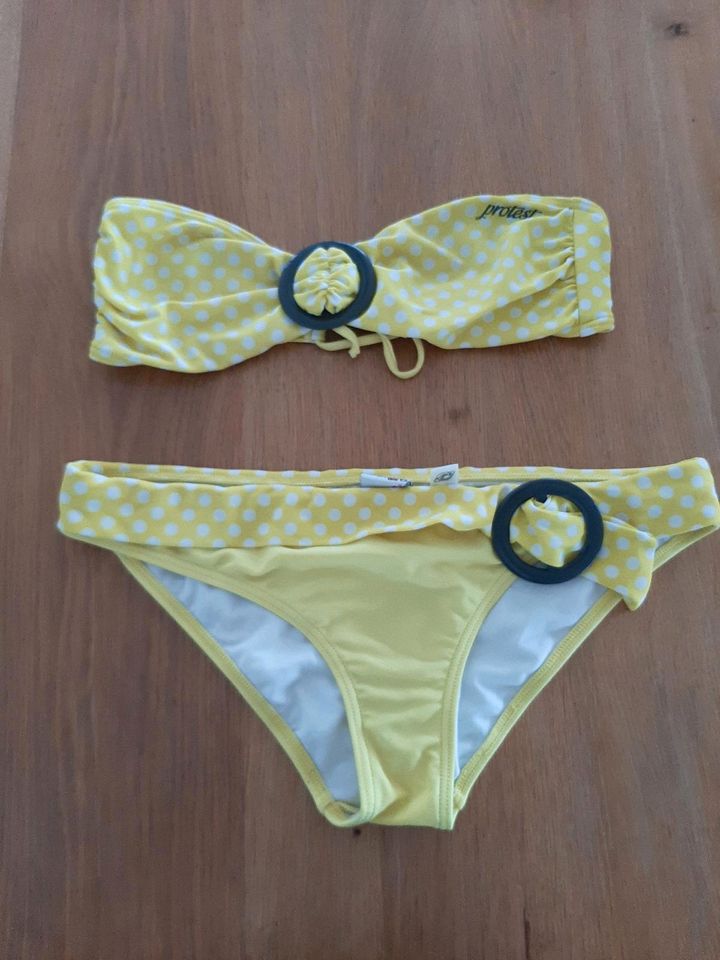 Protest Bikini gelb Punkte Gr M/38  75b in Schmelz