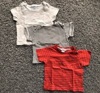 3x T-Shirts H&M weiß rot in 68 Stuttgart - Vaihingen Vorschau