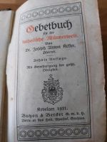 Antiquarisches Gebetbuch für Männer 1921 Saarland - Mettlach Vorschau