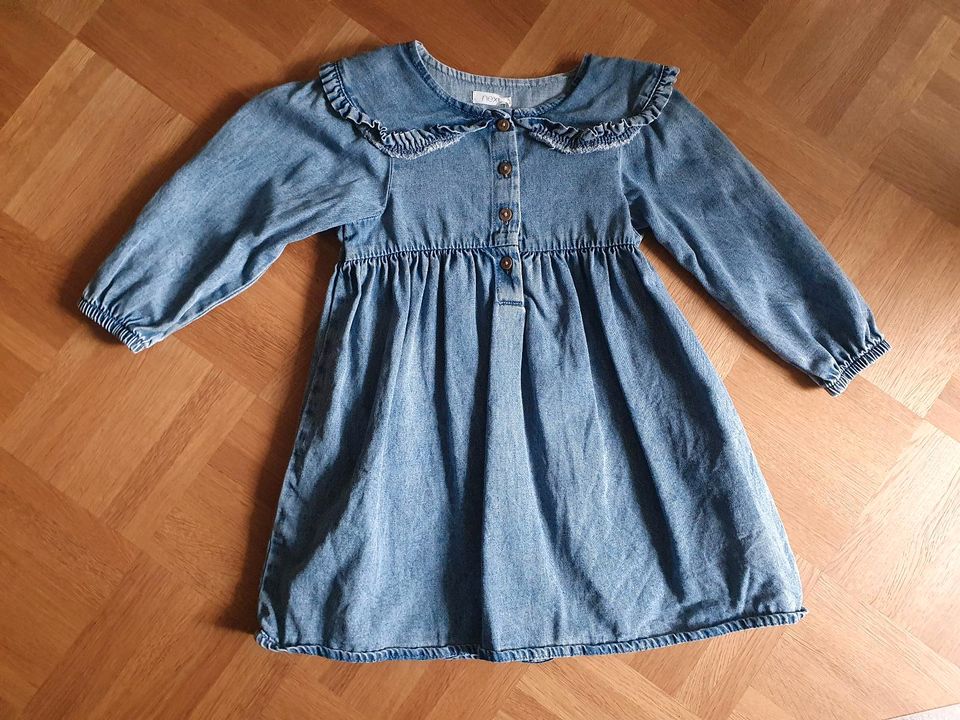 Jeans-Kleid Mädchen Langarm Größe 98 in Berlin