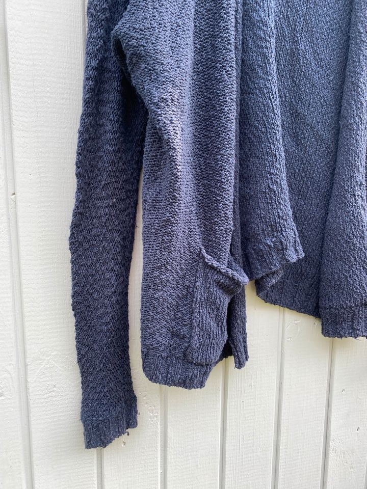 Strickjacke dunkelblau XS marineblau Cardigan Strick Hollister in Saarbrücken