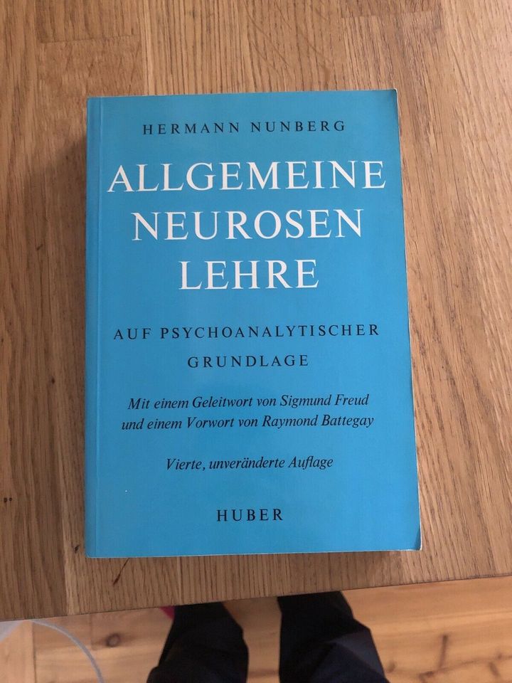 Allgemeine Neurosenlehre Hermann Nunberg in Amorbach