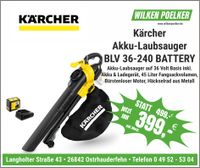 Kärcher Laubsauger BLV 36-240 Battery inkl. 5Ah Akku & Ladegerät Niedersachsen - Ostrhauderfehn Vorschau