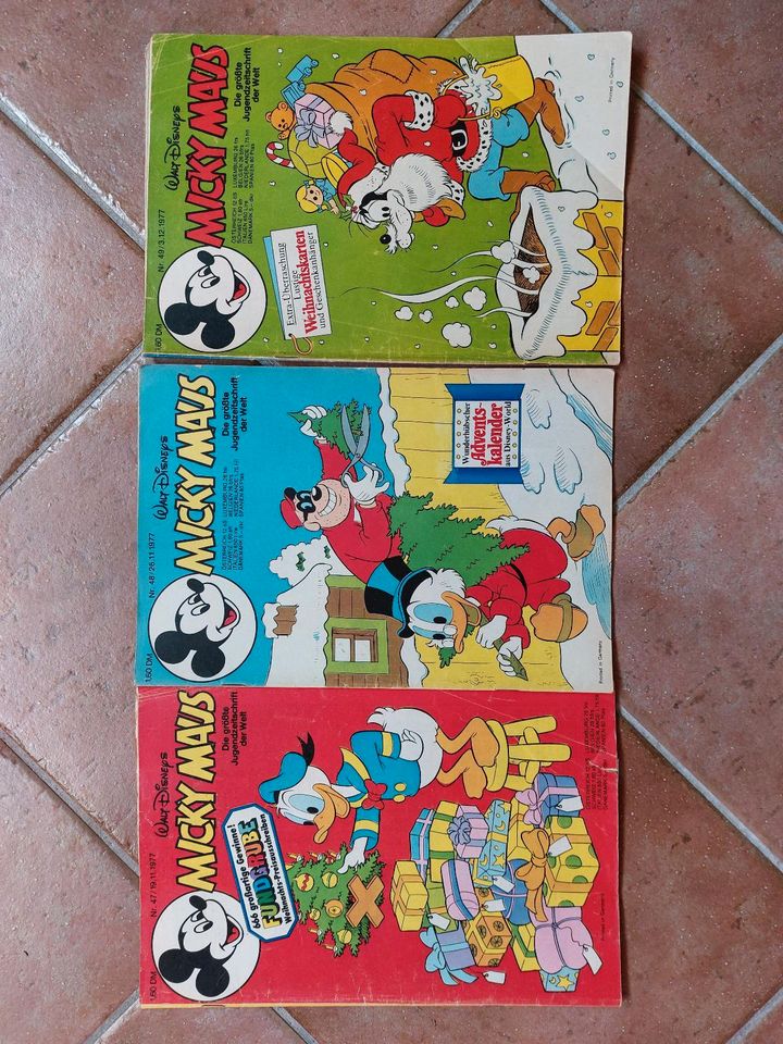 Comic Hefte Micky Maus 1977 in Nagold