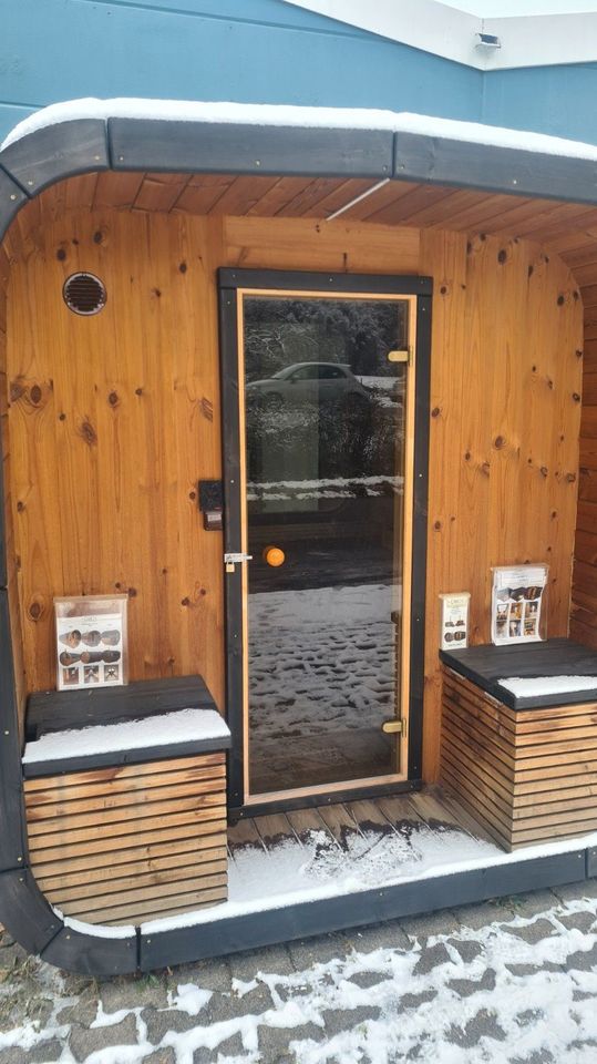 ⭐-1700 EUR Sauna Gartensauna Cubesauna Thermoholz 9 KW Ofen Wlan in Tübingen