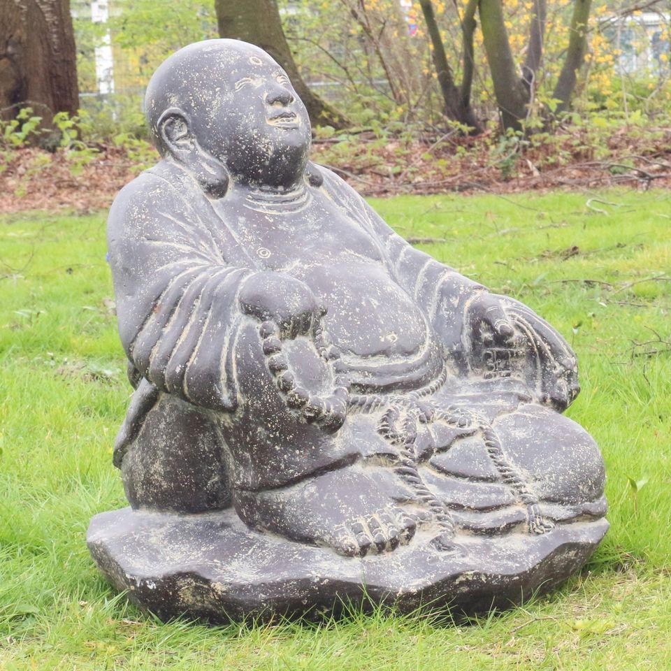 China Buddha Figur sitzed Garten Gartenfigur Steinfigur 52 cm in Bochum