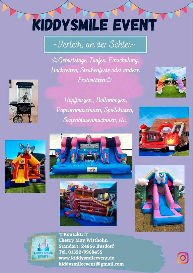 ☆ HÜPFBURG MIETEN / LEIHEN  Hüpfburg Verleih - Kiddysmile Event☆ in Busdorf